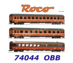 74044 Roco  Set č.2 - 3 vozy EC 60 "Maria Theresia", OBB