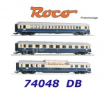 74048 Roco 3-pcs Set (1) of the train F21 "Rheinpfeil", DB