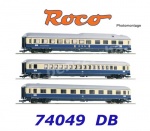 74049 Roco 3-pcs Set (2)  of the train F21 "Rheinpfeil", DB