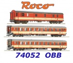 74052 Roco 3 piece set (2): Express train "E 712" of the ÖBB