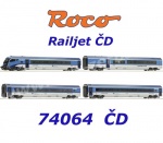 74064 Roco 4-dílná souprava expresu Railjet "Vindobona", ČD