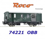 74221 Roco Goods train baggage wagon, type Diho of the OBB