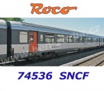 74536 Roco  1st class "Corail" open seating coach, type A10rtu, of the SNCF