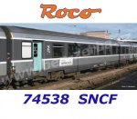 74538 Roco  2nd class "Corail" open seating coach, type B10rtu, of the SNCF
