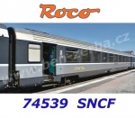 74539 Roco  2nd class "Corail" open seating coach, type B10rtu, of the SNCF