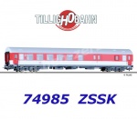 74985 Tillig 2nd class passenger coach with baggage compartement, type Y/B 70, of the ZSSK