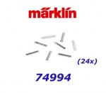 74994 Märklin Rail Joiners for C Track, 24 pcs