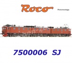 7500006 Roco 3-dílná elektrická lokomotiva řady Dm3,  SJ