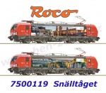7500119 Roco Elektrická lokomotiva  193 287, Snälltåget
