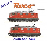 7500127 Roco Set 2 elektrických lokomotiv Re 4/4 II , SBB