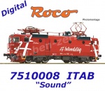 7510008 Roco Electric locomotive RC4 1139 "Elektra" of the Inlandståg (ITAB) - Sound