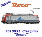 7510031 Roco Elektrická lokomotiva Re 484 018, Cisalpino - Zvuk