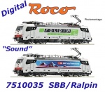 7510035 Roco Elektrická lokomotiva 186 909 l SBB Cargo International, SBB/RAlpin - Zvuk