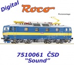 7510061 Roco Elektrická lokomotiva 372 001 , ČSD - Zvuk