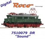 7510079 Roco Elektrická lokomotiva 244 127, DR - Zvuk