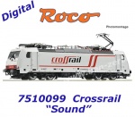 7510099 Roco Elektrická lokomotiva 186 905, Crossrail - Zvuk