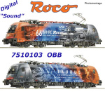 7510103 Roco Electric locomotive 1216 006 “66 Years of ROCO”, ÖBB - Sound