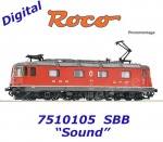 7510105 Roco Elektrická lokomotiva Re 6/6 11673, SBB - Zvuk