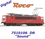7510106 Roco Elektrická lokomotiva 155 006, DR - Zvuk