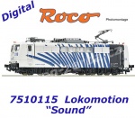 7510115 Roco Elektrická lokomotiva 151 018, Lokomotion - Zvuk
