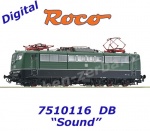 7510116 Roco Elektrická lokomotiva 151 051, DB - Zvuk