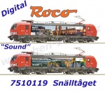 7510119 Roco Elektrická lokomotiva  193 287, Snälltåget - Zvuk