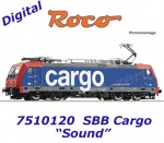 7510120 Roco Elektrická lokomotiva 484 021, SBB Cargo - Zvuk
