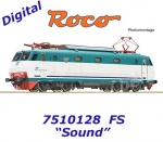7510128 Roco Elektrická lokomotiva E.444.031, Trenitalia, FS - Zvuk