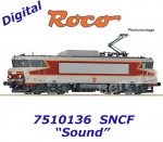 7510136 Roco Elektrická lokomotiva BB 15056, SNCF - Zvuk