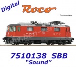 7510138 Roco Elektrická lokomotiva řady  Re 4/4 II , SBB - Zvuk