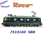 7510160 Roco Elektrická lokomotiva řady Re 6/6 11646, SBB, Zvuk