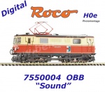 7550004 Roco H0e Úzkorozchodná elektrická lokomotiva 1099.001, OBB - Zvuk
