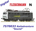 7570033 Fleischmann N  Elektrická lokomotiva 139 558, RailAdventure - Zvuk