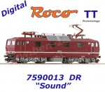 7590013 Roco TT Elektrická lokomotiva 230 003, DR - Zvuk