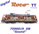 7590019 Roco TT Elektrická lokomotiva 185 077  "Stahl auf Stahl", DB Cargo - Zvuk