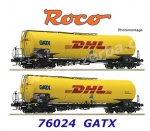 76024 Roco Set of 2 Tank Cars Type  Zans of the "GATX"