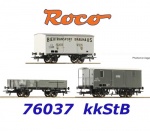 76037 Roco Set 3 nákladních vozů, KkStB