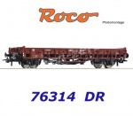 76314 Roco Flat wagon, type Rmrso 31, of the DR