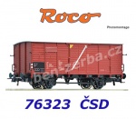 76323 Roco Covered goods wagon, type Zn of the CSD