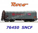 76450 RocoSliding Tarpaulin Car Type Shimms of the Ermewa, SNCF