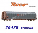 76478 Roco Uzavřený vůz s posuvnou plachtou řady  Rilns, Ermewa