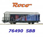 76490 Roco Uzavřený nákladní vůz s posuvnými stěnami řady Hbils, SBB