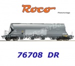 76708 Roco 4-nápravový silo vagon řady Uacs-x, DR