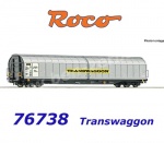 76738 Roco Sliding wall wagon type Habbiins of the Transwaggon
