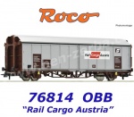76814 Roco Uzavřený nákladní vůz s posuvnými stěnami řady Hbikks-tt, OBB