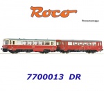 7700013 Roco Dieselová motorová jednotka  174 001 s přívěsným vozem , DR