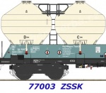 77003 Roco Set dvou silo vagonů, řady Uacs, ZSSK