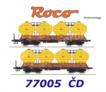 77005 Roco Set 2 silo vozů řady Uacs, ČD