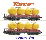 77005 Roco Set 2 silo vozů řady Uacs, ČD