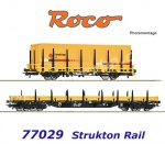 77029 Roco Set 2 klanicových vozů Strukton Rail